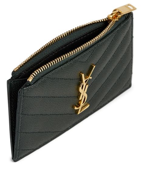 business card holder ysl|ysl card holder used.